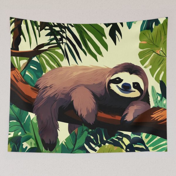Item preview, Lazy Sloth in Action designed and sold by Zofia Sosnecka.