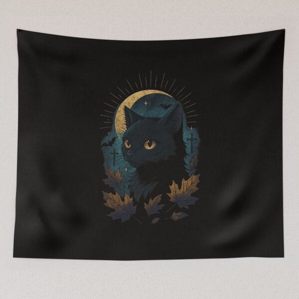 Item preview, Anime Gothic Cat with Cosmic Aura designed and sold by NoirAuraX.