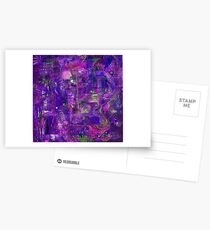 Busy Purple Postcards