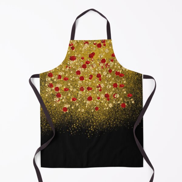 Item preview, Red Roses on a Field of Golden Rain designed and sold by Esra Collection.