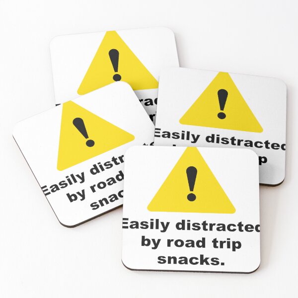Item preview,  Funny Driving Shirt – Easily Distracted by Road Trip Snacks T-Shirt Gift designed and sold by FlamoArt.