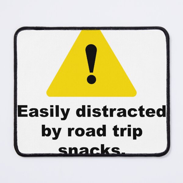 Item preview, Funny Driving Shirt – Easily Distracted by Road Trip Snacks T-Shirt Gift designed and sold by FlamoArt.