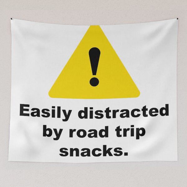 Item preview,  Funny Driving Shirt – Easily Distracted by Road Trip Snacks T-Shirt Gift designed and sold by FlamoArt.