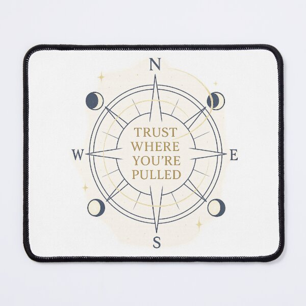 Item preview, Trust Where You’re Pulled | Celestial Compass Astrology Manifestation Art designed and sold by HerDreamCodes.