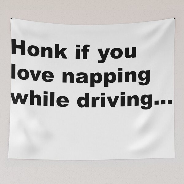 Item preview, Funny Driving Shirt – Honk If You Love Napping While Driving Joke T-Shirt Gift designed and sold by FlamoArt.