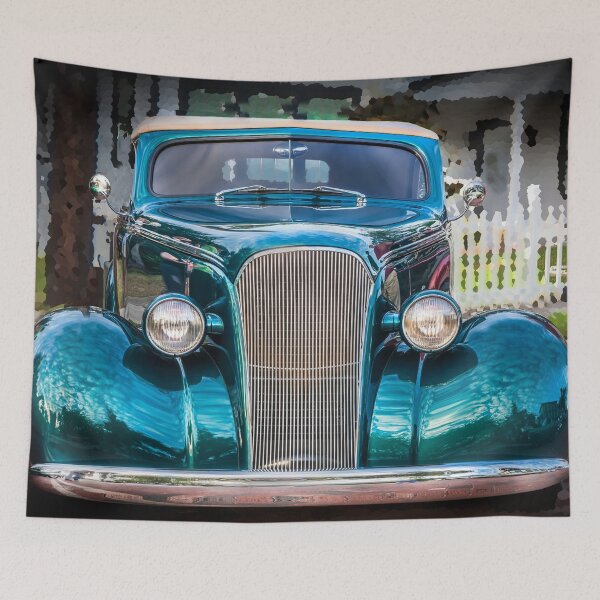 Item preview, 1937 Green Chevrolet Custom Convertible X101 designed and sold by RichFrancoCars.