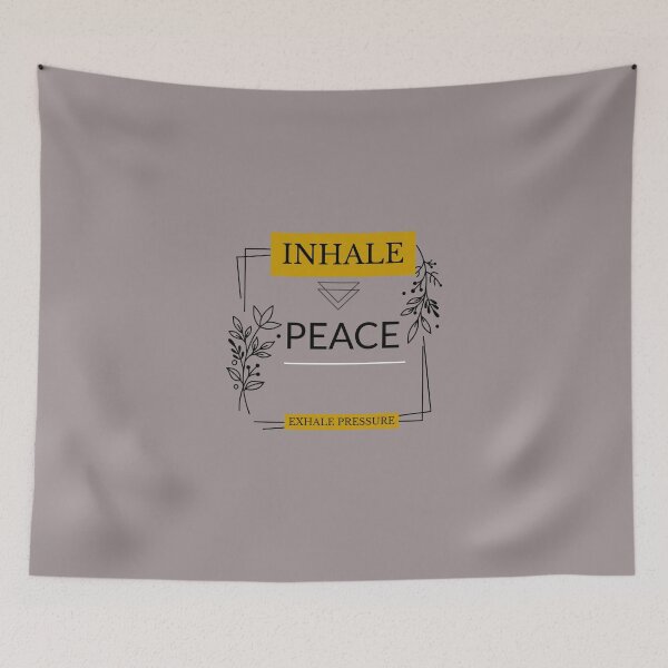 Item preview, INHALE PEACE EXHALE PRESSURE designed and sold by mindyourco.