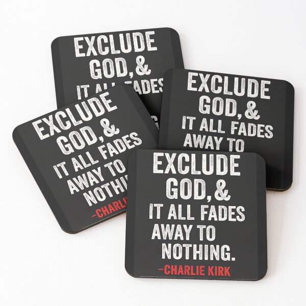 Item preview, "All Fades Without God – Faith Quote by Charlie Kirk" designed and sold by NaphDesigns.