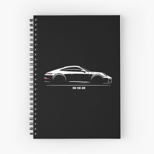 Artikelvorschau, Porsche 992 Silhouette Abbildung entworfen und verkauft von blackdogshop.