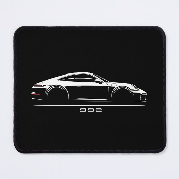 Item preview, Porsche 992 silhouette illustration designed and sold by blackdogshop.