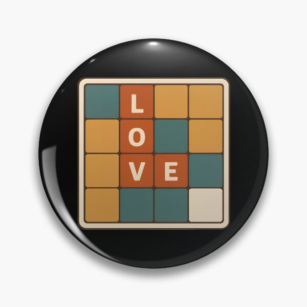 Item preview, LOVE Sliding Puzzle – Hidden Message Design designed and sold by Jack’s Shirts Craft.