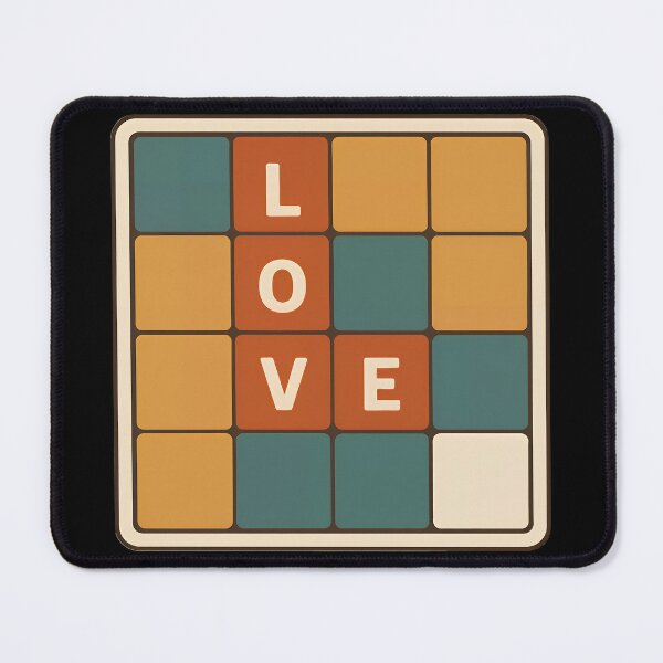 Item preview, LOVE Sliding Puzzle – Hidden Message Design designed and sold by Jack’s Shirts Craft.