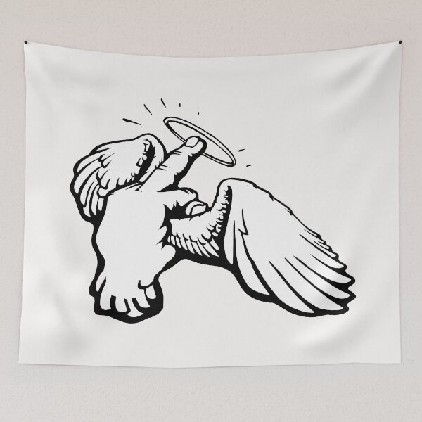 Item preview, The Holy Finger; designed and sold by StickerApe.