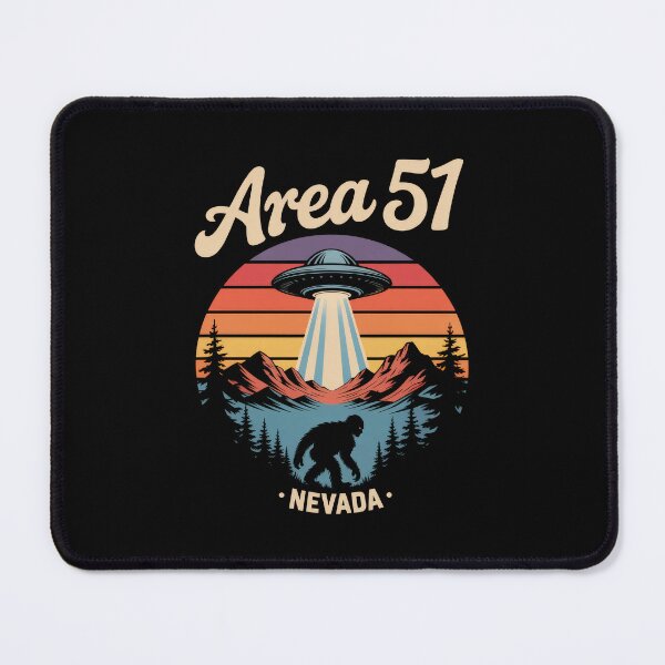Item preview, Area 51 Nevada – UFO Sunset Badge designed and sold by Enea Kelo.