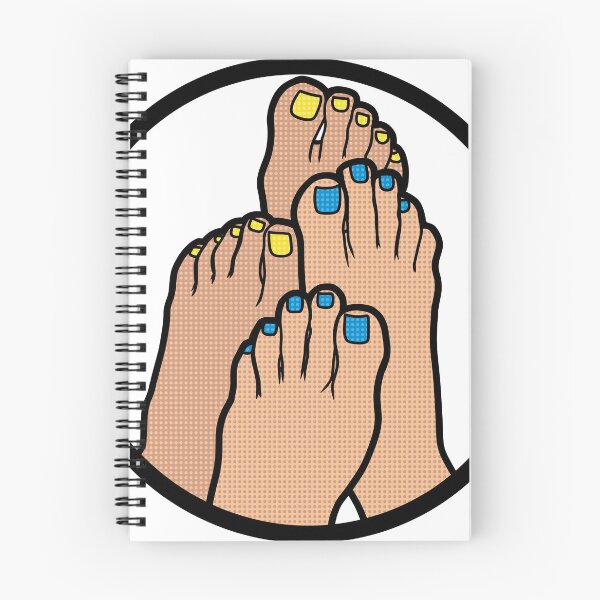 Item preview, Blue and Gold Toes Badge designed and sold by SolefulStickers.