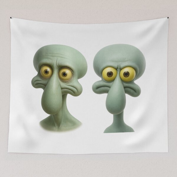 Item preview, Squidward Art, Squidward Painting LOSER designed and sold by DibujandoPorfa.