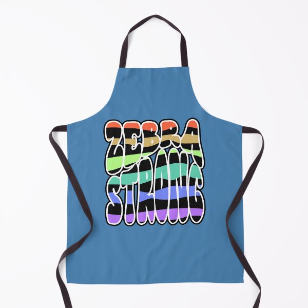 Item preview, Zebra Strong - EDS Warrior Rainbow designed and sold by Designs by Jesabee.