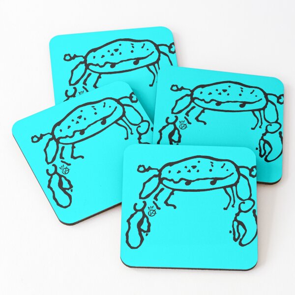 Item preview, Crabby McShellface - The Pinch Doodle King  designed and sold by OlenaKoshevaArt.