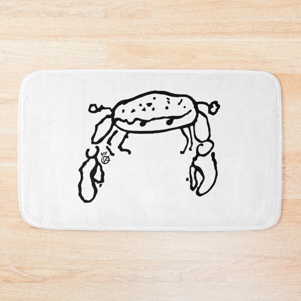 Item preview, Crabby McShellface - The Pinch Doodle King  designed and sold by OlenaKoshevaArt.