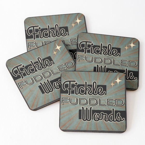 Item preview, fickle fuddled words designed and sold by CrazedCreative.