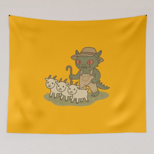 Item preview, Chupacabra Working as a Goat Herder 2 designed and sold by JustB Stylin'.