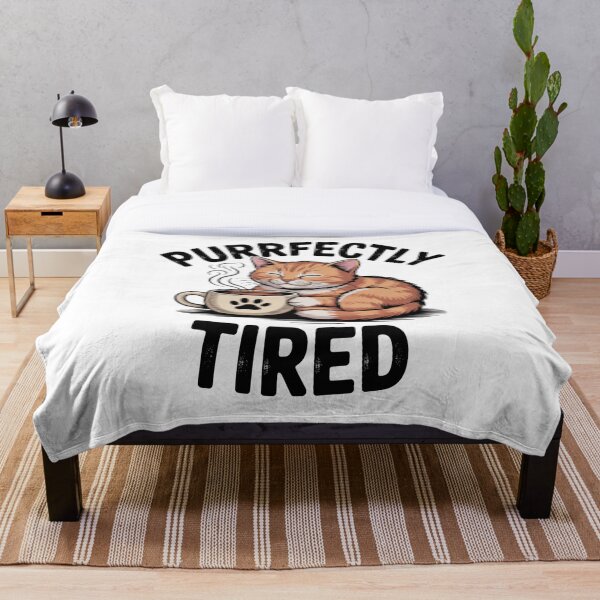 Item preview, Purrfectamente cansado designed and sold by MerchVisionary.