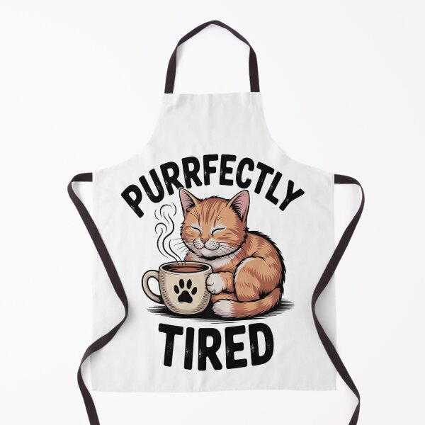 Item preview, Purrfectly Tired designed and sold by MerchVisionary.