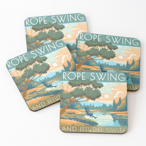 Item preview, Rope swing and river swim designed and sold by CrazedCreative.