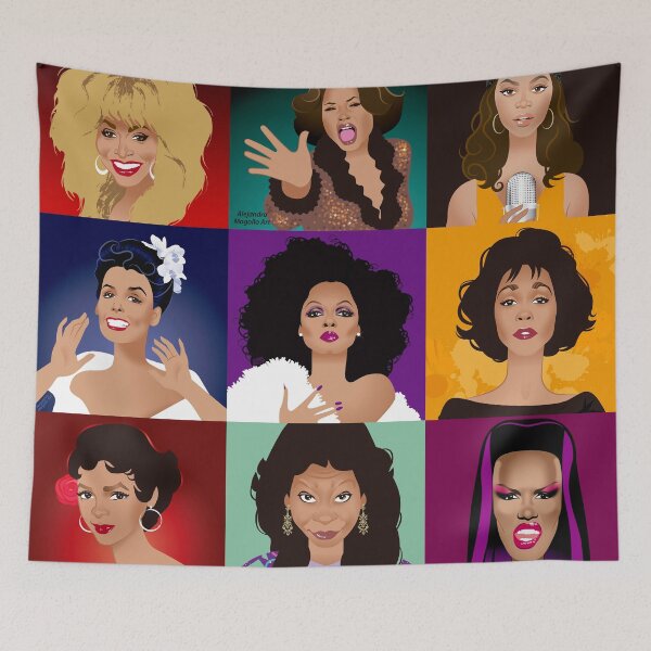 Item preview, Black women from entertainment designed and sold by AleMogolloArt.