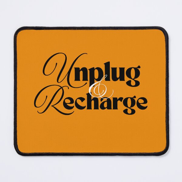 Item preview, UNPLUG AND RECHARGE designed and sold by mindyourco.