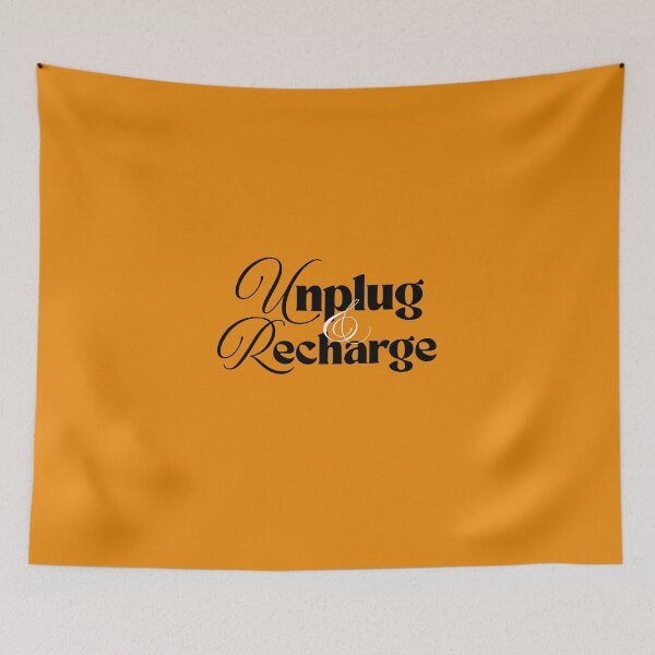 Item preview, UNPLUG AND RECHARGE designed and sold by mindyourco.