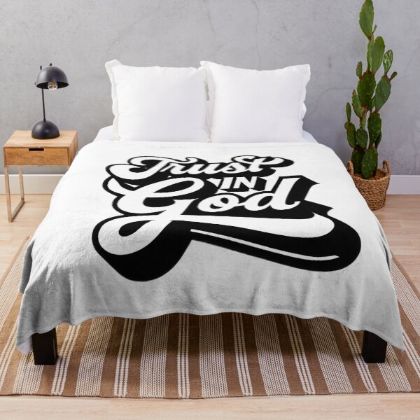 Item preview, Trust in God – Inspirational Christian Typography Design, Faith Quote Art designed and sold by WHDProduction45.