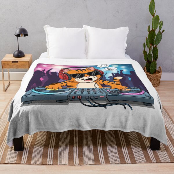 Item preview, DJ Cat Dropping the Beat at the Party designed and sold by catlovers2025.