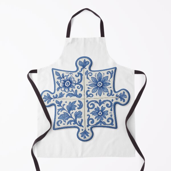 Item preview, Blue and White Tile Pattern designed and sold by SpeckAndLook.