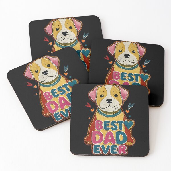 Item preview, Best Dad Ever Dog Design designed and sold by ArtDesignTp.