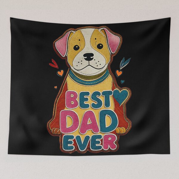 Item preview, Best Dad Ever Dog Design designed and sold by ArtDesignTp.