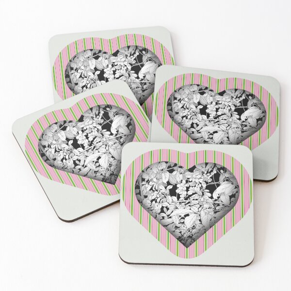 Item preview, Trees with Fruits from the Forest in Heart Shape designed and sold by cremedecolor.