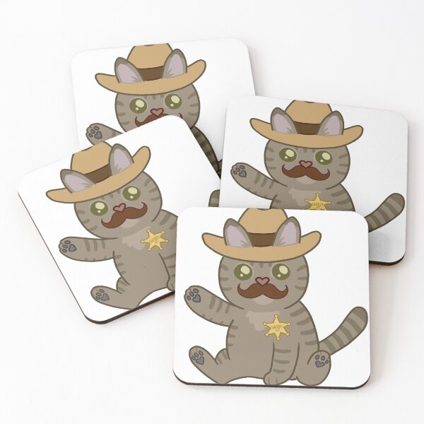 Item preview, Sheriff Cat  designed and sold by Rukamuffinpie.