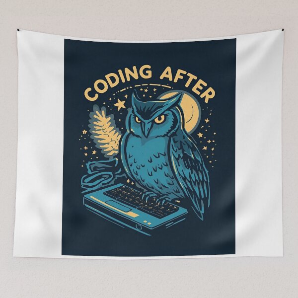 Item preview, Coding After Dark designed and sold by 1PrintSpark.