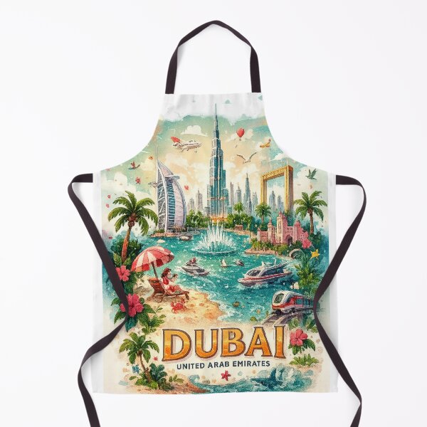 Item preview, Dubai Skyline and Beach Paradise designed and sold by Al-Ziyyel Studio✨.