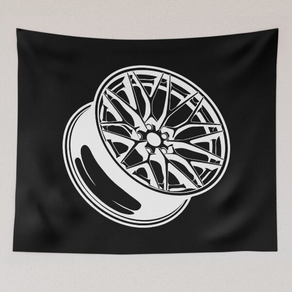 Item preview, WHEELS/RIMS (BLACK) designed and sold by Marlon Oseguera.