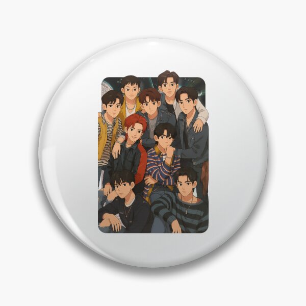 Item preview, Zero Base One Zb1 Cartoon illustration Collage K-pop Group designed and sold by AJUNICE STUDIO.