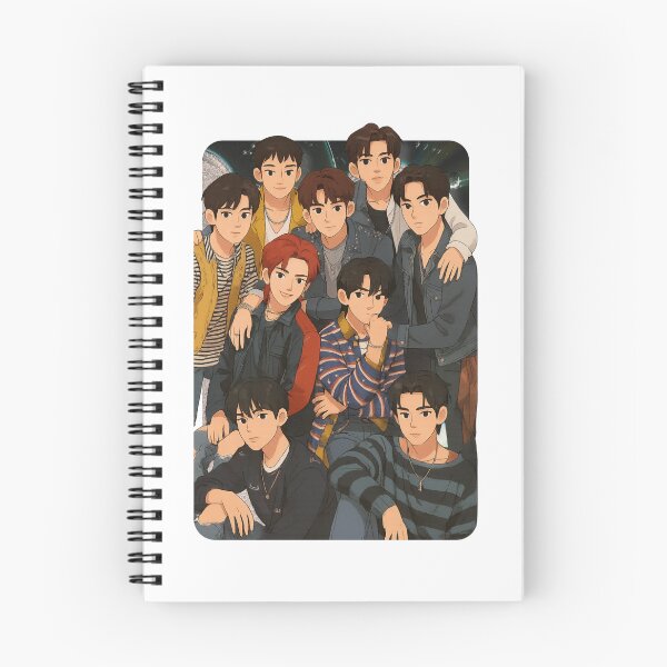 Item preview, Zero Base One Zb1 Cartoon illustration Collage K-pop Group designed and sold by AJUNICE STUDIO.