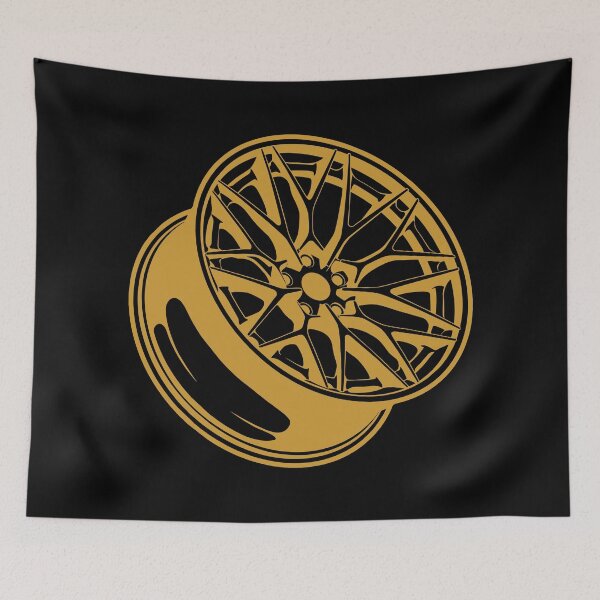 Item preview, WHEELS/RIMS (BLACK) designed and sold by Marlon Oseguera.