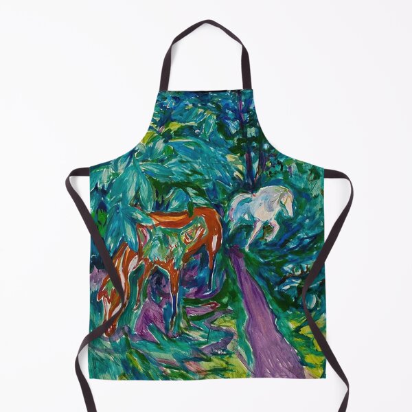 Item preview, Two Horses in the Forest designed and sold by tomorrowsart.