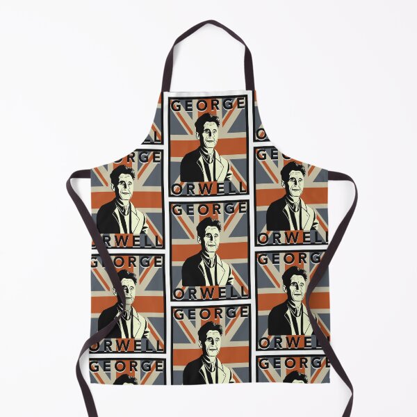 Item preview, George Orwell on British Flag designed and sold by KateVanFloofno1.