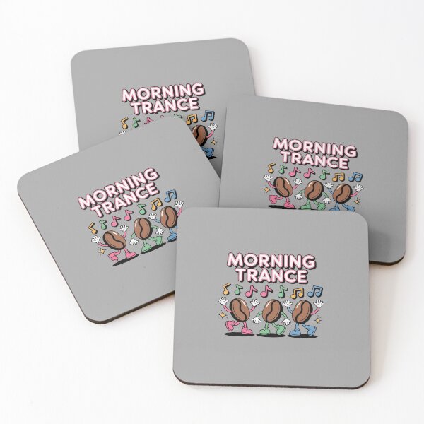 Item preview, "Morning Trance – Dancing Coffee Beans" designed and sold by HolisticFurArt.