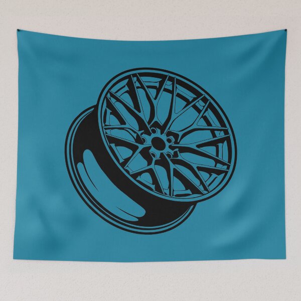 Item preview, WHEELS/RIMS (BLACK) designed and sold by Marlon Oseguera.