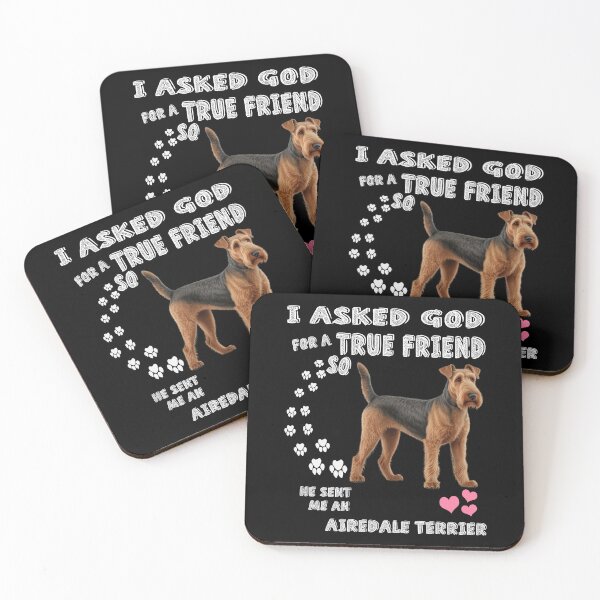 Item preview, Airedale Terrier Dog Mom, Airedale Dad Art, Airedale Lover designed and sold by . JustBeUnique ..