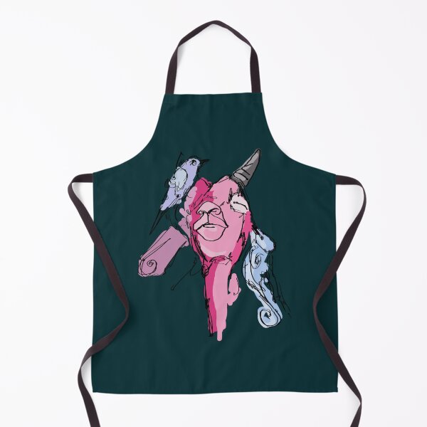 Item preview, Cute Serene Goats &amp; Birds  designed and sold by harrietnelsonh.